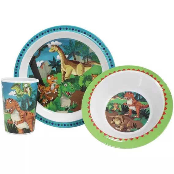 Always Home Kids Melamine Dining Set - Dinosaur