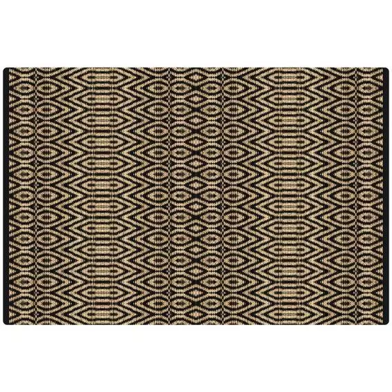 No Brand Jute Rug, black/natural 120x180 CM No Brand Jute Rug, black/natural 120x180 CM