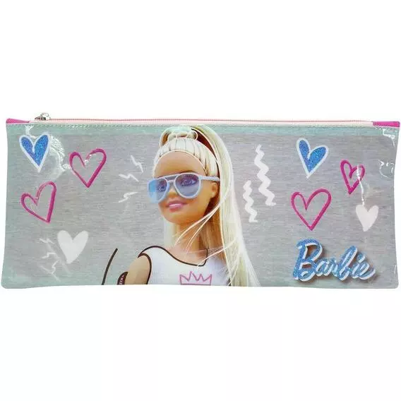 Barbie Pink Grey 3 Piece Backpack Set
