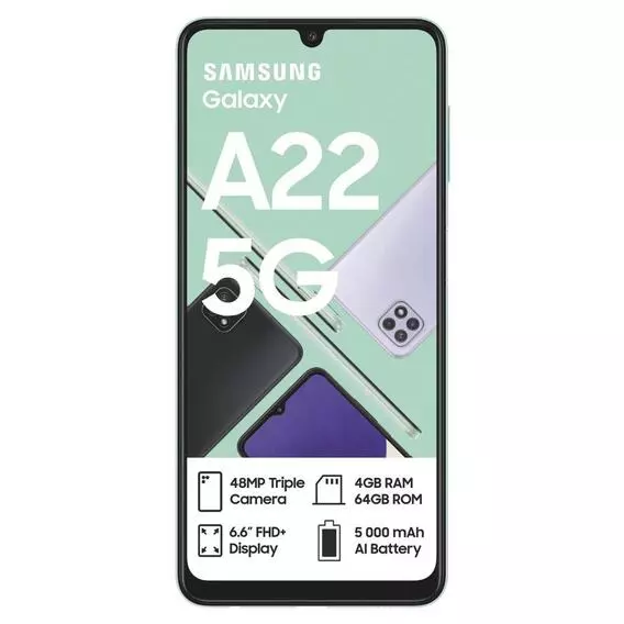 Samsung Galaxy A22 5G Light Green VC