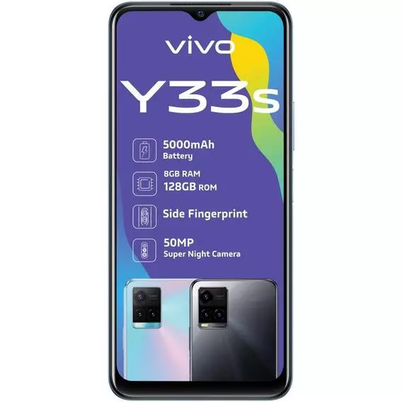 Vivo Y33s Mirror Black 128GB 4g Vivo Y33s Mirror Black 128GB 4g