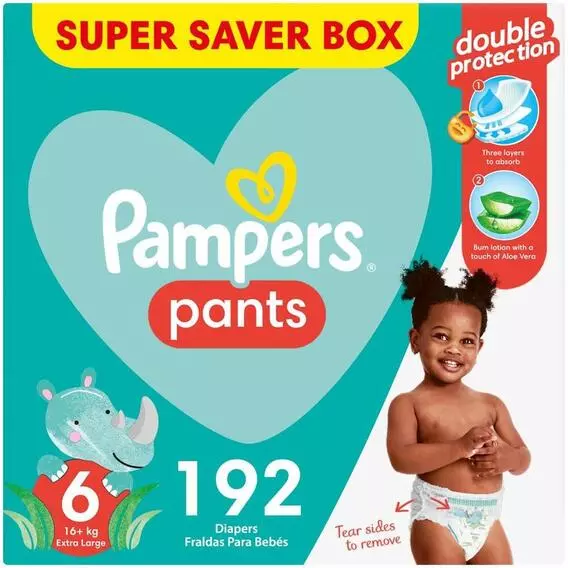 Pampers Active Baby Pants 2X MB Size 6