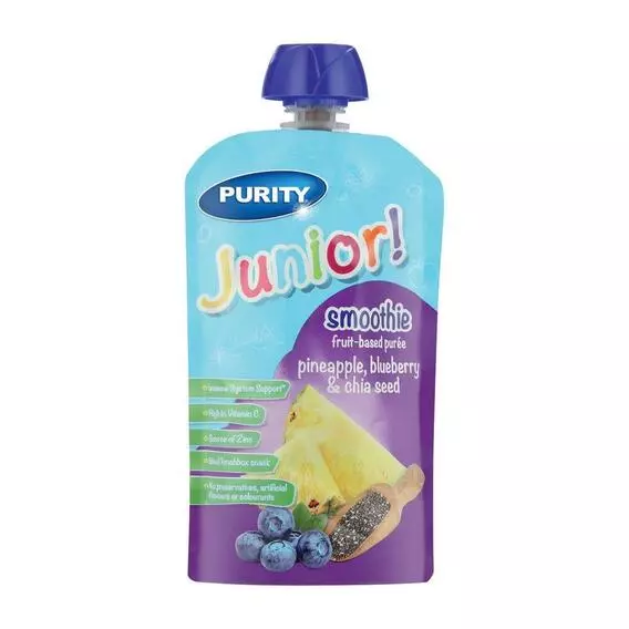 Purity JNR Pineapple/Blueberry & Chia 110ml Purity JNR Pineapple/Blueberry & Chia 110ml