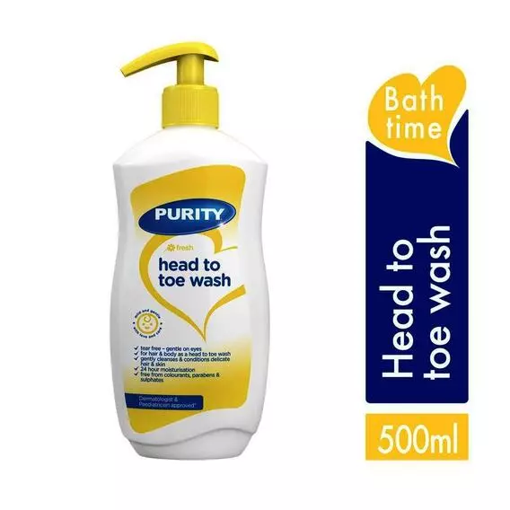 Purity Fresh Head To Toe Wash 500ML