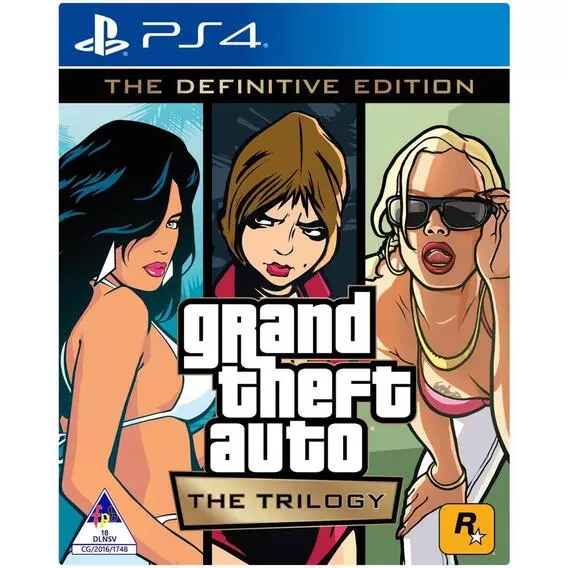 Rockstar Grand Theft Auto: The Trilogy PS4 THE DEFINITIVE ED