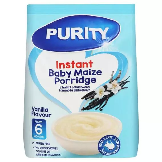 Purity Instant Cream Of Maize Vanilla 500g Purity Instant Cream Of Maize Vanilla 500g