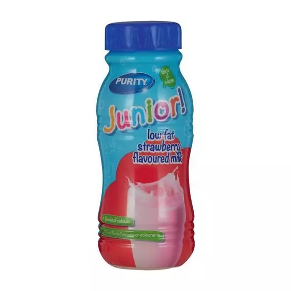 Purity JNR Strawberry Flavoured Milk 200ml Purity JNR Strawberry Flavoured Milk 200ml