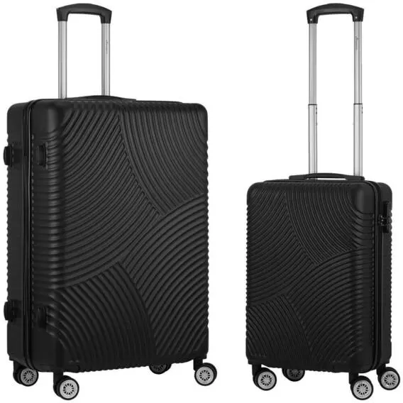 Travelwize Waverley 2PC ABS BD Set Black Travelwize Waverley 2PC ABS BD Set Black