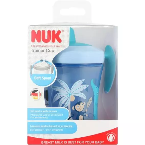 NUK Trainer Cup, 6+ Months - Boys 230ml NUK Trainer Cup, 6+ Months - Boys 230ml