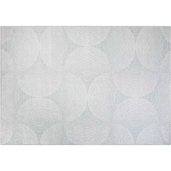 Flooring FAN CHENILLE PRINT 160X230CM DUCK EGG