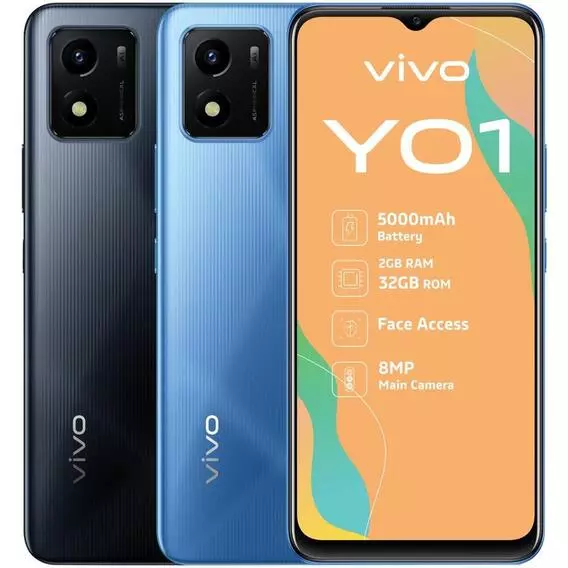 Vivo Y01 Elegant black DS 32GB VC