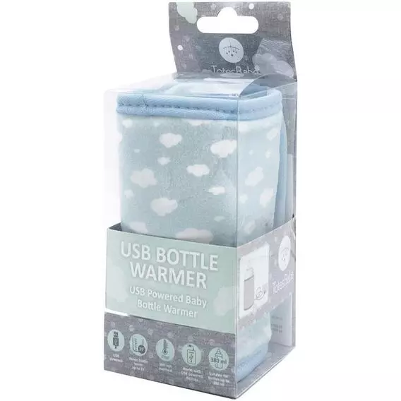 Totes Babe Cloud Series USB Bottle Warmer - Blue Totes Babe Cloud Series USB Bottle Warmer - Blue