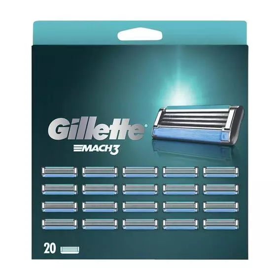 Gillette Mach 3 Plus Blades 20ct Gillette Mach 3 Plus Blades 20ct