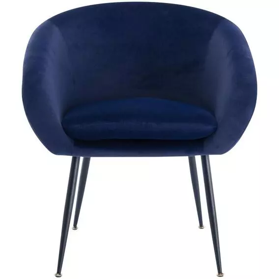 Furniture LUNA ACCENT CHAIR BLUE Furniture LUNA ACCENT CHAIR BLUE
