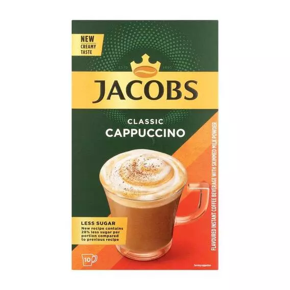 Jacobs Instant Cappuccino Original 10's 14.8 G Jacobs Instant Cappuccino Original 10's 14.8 G