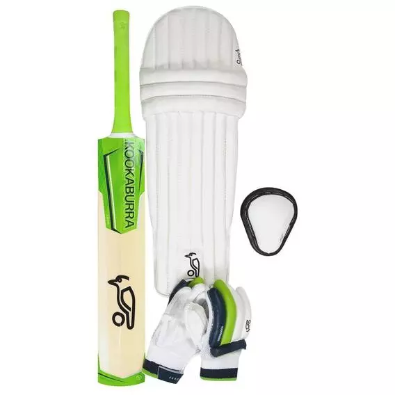 Kookaburra Cricket Starter Set BLACK SIZE 4