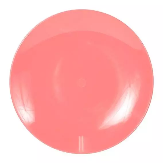 Lumoss 4pk Lotus Dinner Plate CORAL Lumoss 4pk Lotus Dinner Plate CORAL