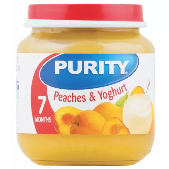 Purity 2nd Foods PEACHES & YOUGHURT 125ml Purity 2nd Foods PEACHES & YOUGHURT 125ml