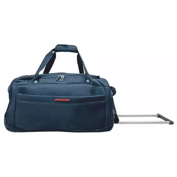 Voyager 70cm Black Fusion Trolley Duffle Bag BLACK Voyager 70cm Black Fusion Trolley Duffle Bag BLACK