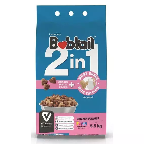 Bobtail Adult 2-in-1 Real Chunks MARROW 6kg