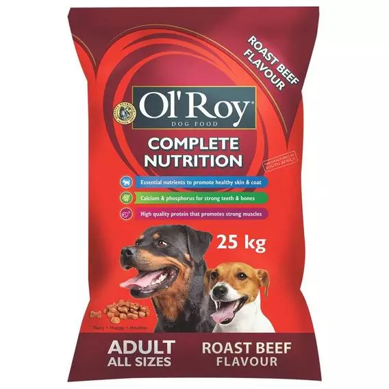 Ol Roy Dog Food BEEF 25kg