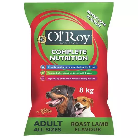 Ol Roy All Adult Dog Food LAMB 8kg
