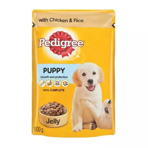 Pedigree Chicken & Rice In Jelly CHICKEN IN JELLY 100g Pedigree Chicken & Rice In Jelly CHICKEN IN JELLY 100g
