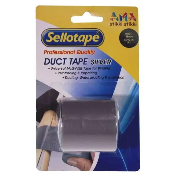 Sellotape 5m Sellotape Duct SILVER
