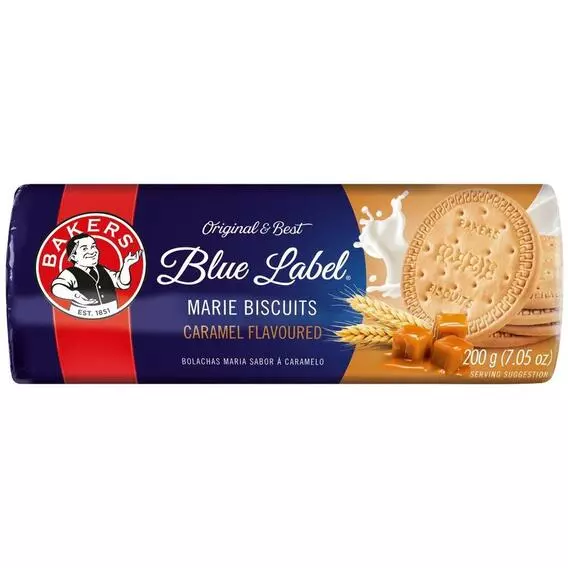 Bakers Blue Label Marie Biscuits caramel CARAMEL 200g
