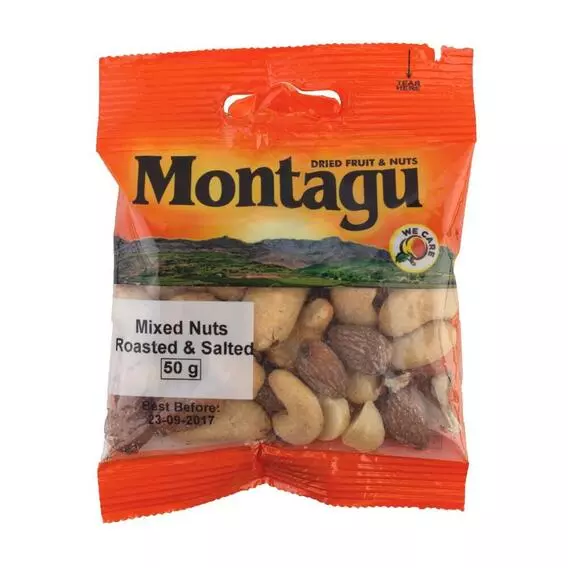 Montagu Mixed Nuts Salted ROASTED NUTS 50g
