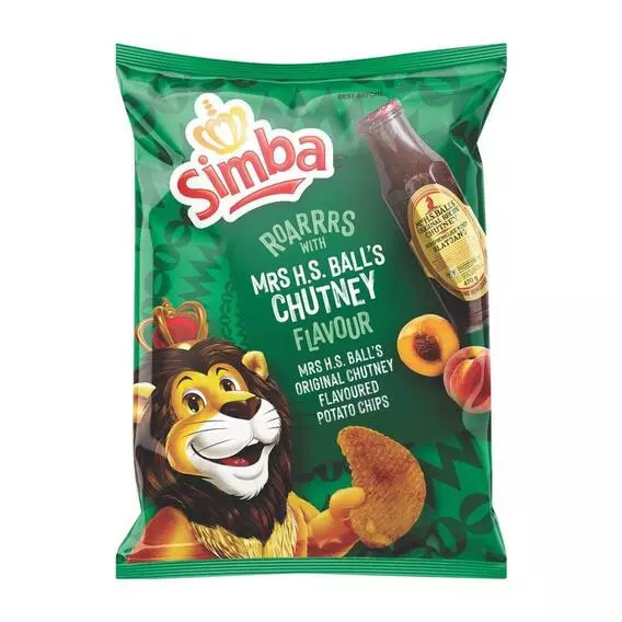 Simba Chips MRS BALLS CHUTNEY 36g Simba Chips MRS BALLS CHUTNEY 36g