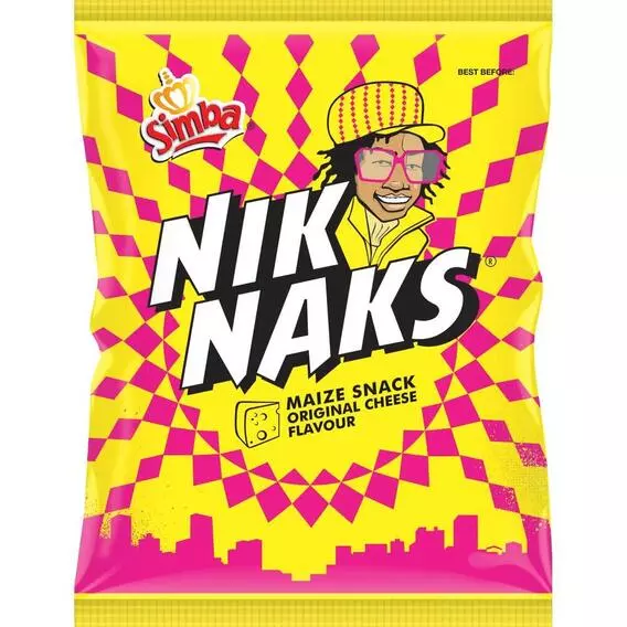 Simba NikNaks Cheese Flavoured Maize Snack 135g Simba NikNaks Cheese Flavoured Maize Snack 135g