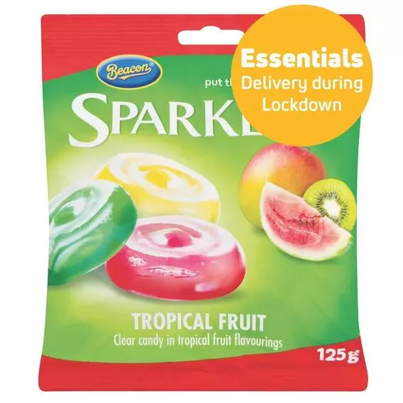 Sparkle Sweet Packet TROPICAL 125g