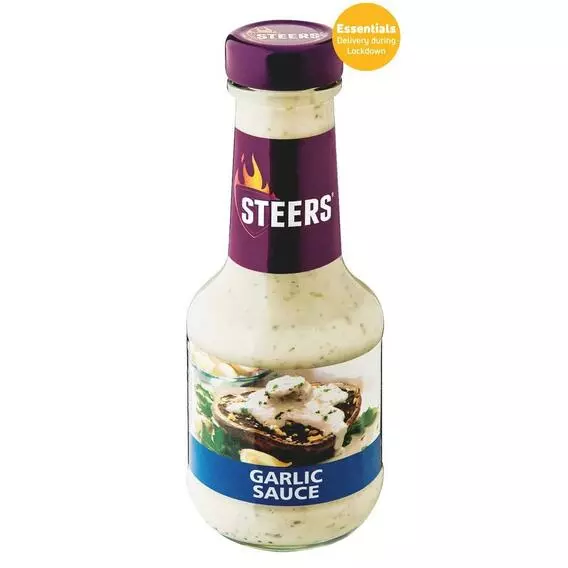 Steers Sauce GARLIC 375ml Steers Sauce GARLIC 375ml