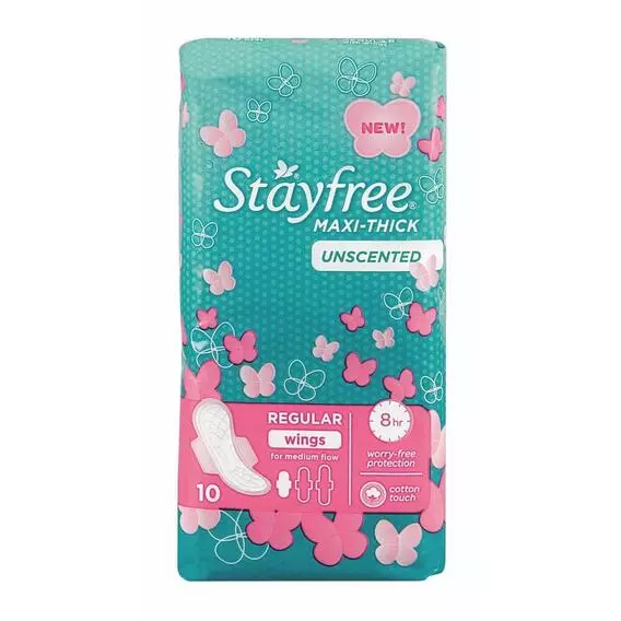 Stayfree Sanitary Pads 10's MAX REGULAR Stayfree Sanitary Pads 10's MAX REGULAR
