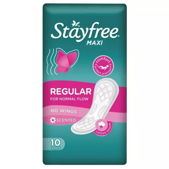 Stayfree Sanitary Pads 10's MAX SCENTED