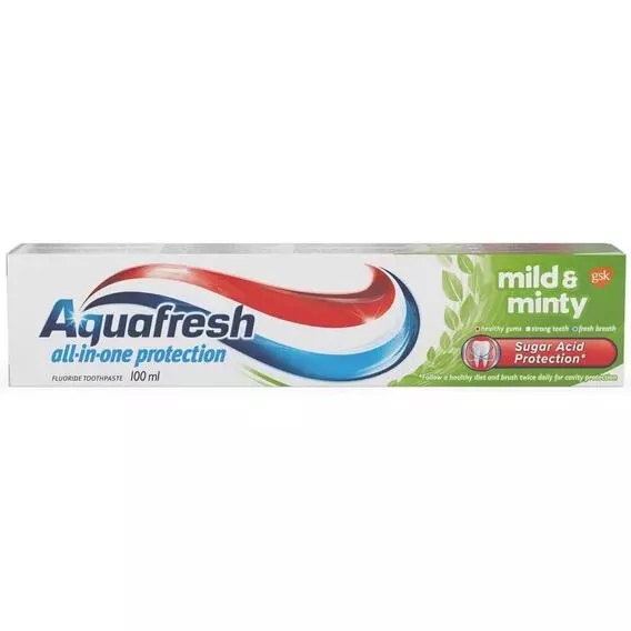 Aquafresh Toothpaste MILD & MINTY 100ml