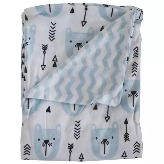 Snuggle Time Fleece Blanket - Mink BLUE Snuggle Time Fleece Blanket - Mink BLUE