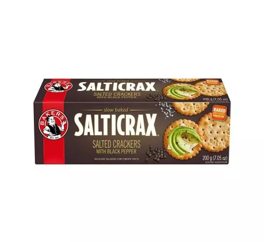 Bakers Salticrax Crackers All Variants (12x200g) Bakers Salticrax Crackers All Variants (12x200g)