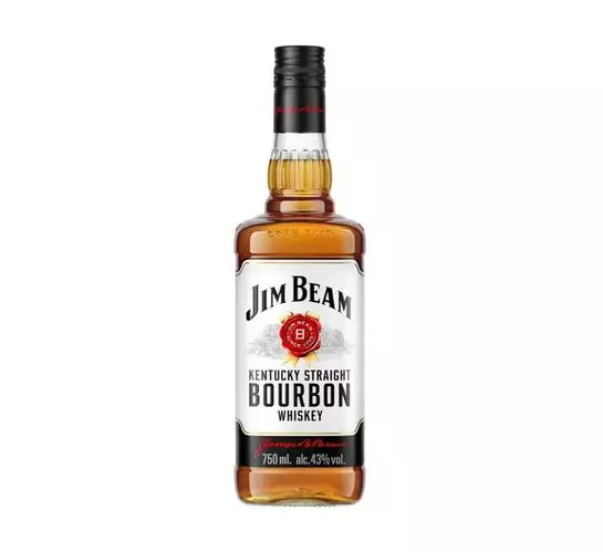 Jim Beam Bourbon White Label Whiskey (6x750ml) Jim Beam Bourbon White Label Whiskey (6x750ml)