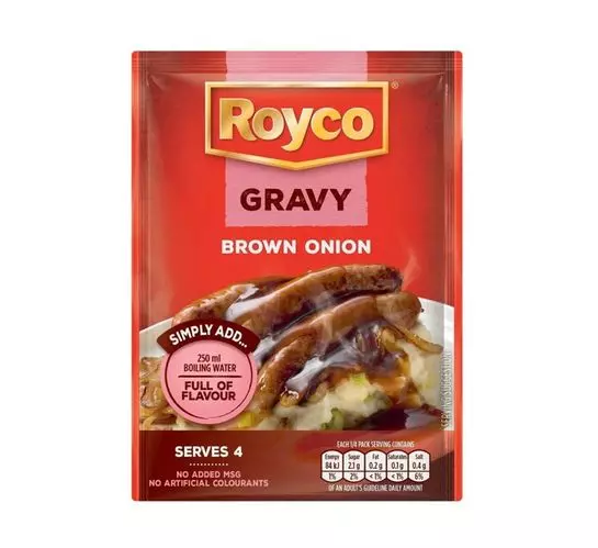 Royco Packet Gravies Brown Onion (1x32g) Royco Packet Gravies Brown Onion (1x32g)