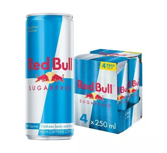 Red Bull Energy Drink Sugar Free (4x250ml)