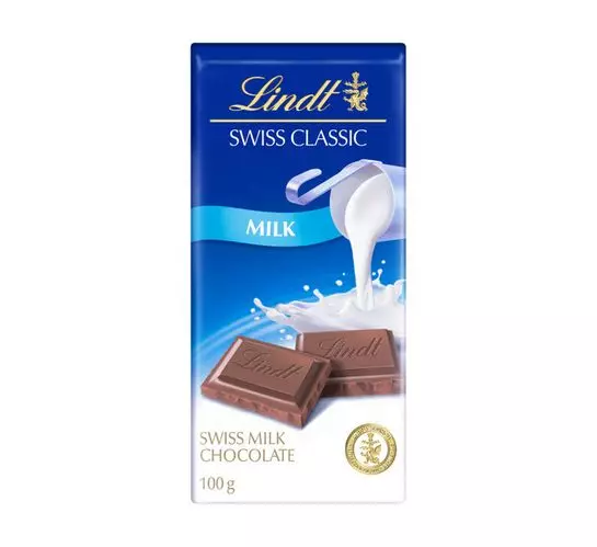 Lindt Swiss Classic Chocolate Slabs Milk (1x100g)