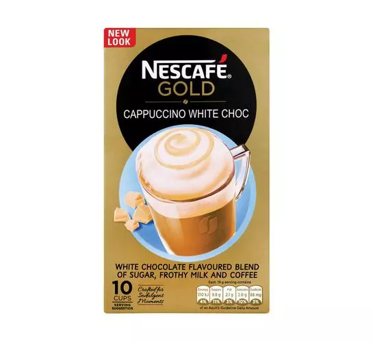 Nescafé Cappuccino Sachets Cafe White Choc (10x18g) Nescafé Cappuccino Sachets Cafe White Choc (10x18g)