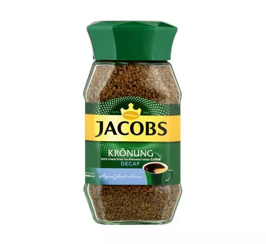 Jacobs Kronung Decaff Instant Coffee (1x200g)