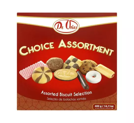 De Vries Choice Assortment Biscuits (1x400g) De Vries Choice Assortment Biscuits (1x400g)