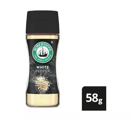Robertsons White Pepper (1x58g)