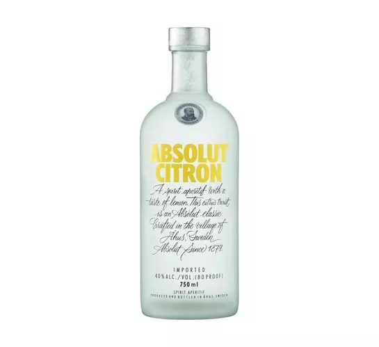 Absolut Infused with Lemon Citrus (1x750ml)
