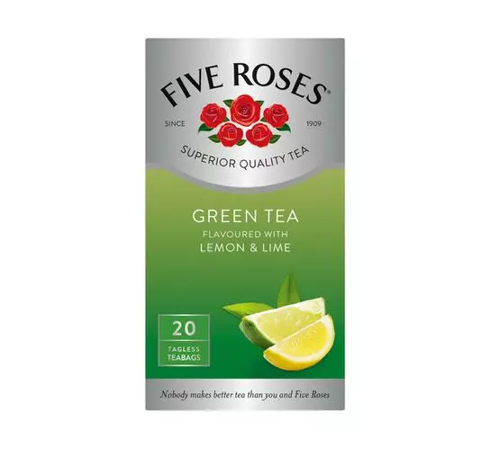 Five Roses Green Tea Lemon & Lime (1x20's)