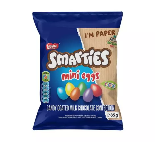 Nestlé Smarties Mini Eggs Bag Chocolates (40x85g) Nestlé Smarties Mini Eggs Bag Chocolates (40x85g)